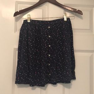 Floral mini skirt